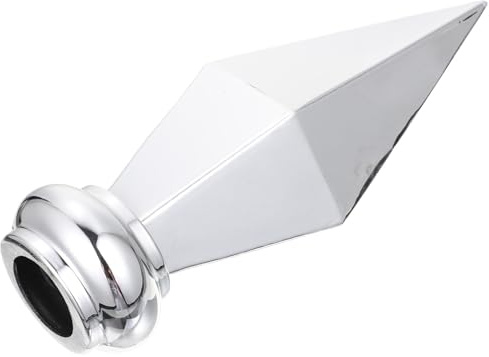 FESTFENDS Elegante Fahnenspitze Silber aus Langlebiger Aluminiumlegierung Stabil und Formbeständig für Festliche Dekoration und Fahnenmast Ersatzteile