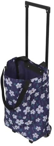 CRAFTHROU Carrello Trolley Pieghevole Portatile Pieghevole con Ruote della Spesa per Salire le Scale, Carrello Multiuso Leggero e Robusto per Trasporto per Casa, Campeggio e Mercati
