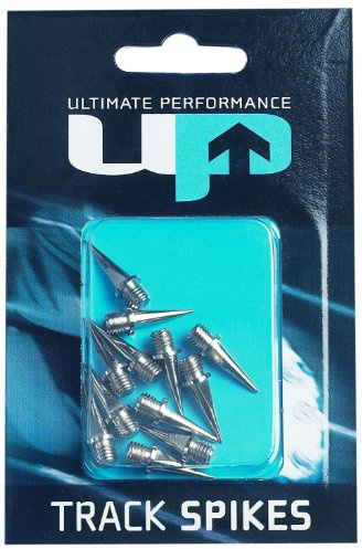 Ultimate Performance Men's 6mm Running Spikes, Silver, UK