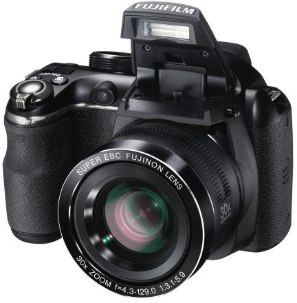 Fujifilm FinePix S4500 Digitalkamera (14 Megapixel, 30-fach opt. Zoom, 7,6 cm (3 Zoll) Display, bildstabilisiert) schwarz