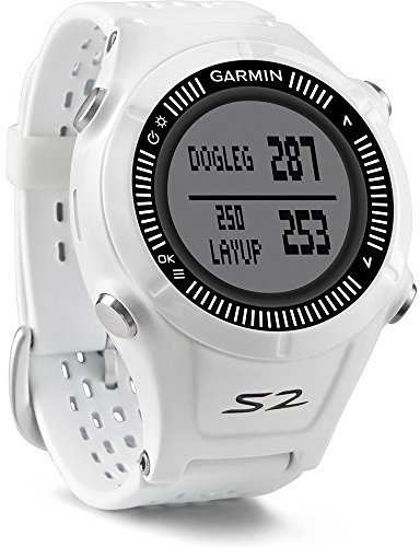 Garmin Approach S2 - Reloj con pulsómetro para Golf, Color Blanco