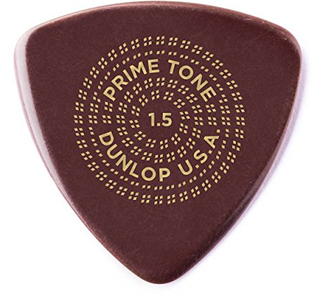 Dunlop 513P1.5 Primetone® Triangle Sculpted Plectra, 1,5 mm, 3/spelarpaket