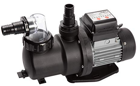 Steinbach Filterpumpe SPS 100-1T, selbstsaugend, 230 V/550 W, Q= 158 l/min, max. Pumphöhe 10 m, mit Zeitschaltuhr, 040917