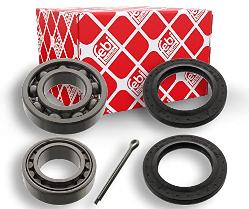 febi bilstein 03691 Radlagersatz mit Wellendichtringen und Splint, 1 Stück | Kompatibel mit: VW TRANSPORTER T1 Bus, TRANSPORTER T1 Kasten, TRANSPORTER T1 Pritsche/Fahrgestell, TRANSPORTER T2 Bus