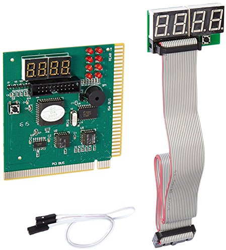 LEAGY 4-stellige PCI ISA-PC-Motherboard Analyzer Tester Debug-Karte mit externer für PC