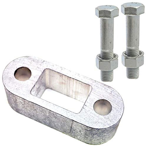 UKB4C Large Tow Bar Ball Spacer Extension Trailers Caravans 1.5 & 90mm Bolts Extender