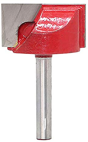 KATUR Fraise de nettoyage pour fond de rabotage, tige de 6mm Fraise de nettoyage pour fond de carbure de tungstène double, Fraise pour la sculpture sur bois (Largeur de tige de 25mm, largeur 25mm)