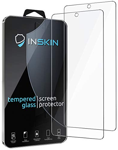 Inskin Panzerfolie Displayschutzfolie aus gehärtetem Glas, geeignet für Samsung Galaxy A51, 16,5 cm (6,5 Zoll), 2 Stück