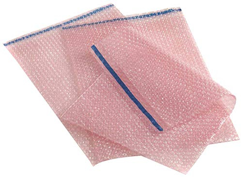 Pink A S Luftpolstertasche, 100 x 135 mm, 10 Stück, Farbe Rosa, antistatische Tasche, Länge – Imperial 13,5 cm, Länge – Metrisch 135 mm, Antistatisch – Ant004Pabb Serie, selbstdichtend, Breite –