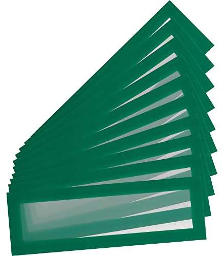 Djois, 195205 – Magnetrahmen für Überschriften Magneto Pro, A5, Grün, 10 St | Aushänge schnell fixieren · Für Metallflächen · Ohne Lochen · Wiederverwendbar