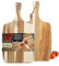 Moritz & Moritz Planche a Decouper Bois Massif – 33 x 18 x 1,9 cm - Petite Planche Bois D'Acacia Antibactérien - Aussi comme plateau fromage ou planche en bois apero