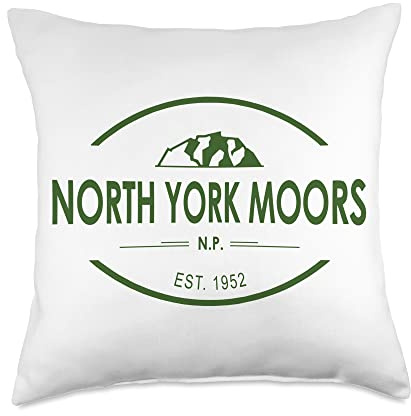 North York Moors National Park Throw Pillow