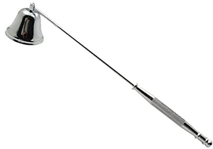 Vintage Cloche Forme Bougie éteignoir métal Longue poignée Banquet extincteur Bougie extincteur Bougie Mariage Maison Accessoires