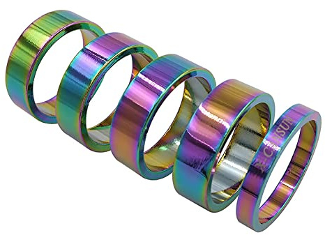 Aluminium Fahrrad Lenker Spacer Fahrradlenker Abstandshalter Vorbau Distanzringe Fahrradgabel Steuersatz Spacer Für 1-1/8 (28,6 mm) Fahrradstangen
