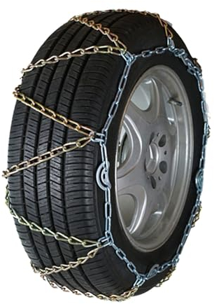 2 Stück Schneeketten für Autos – Notfall-Anti-Rutsch-Ketten für Eisstraßen, Sand- und Schlammstraßen, Bergaufstraßen-Schneeketten P215/65R16