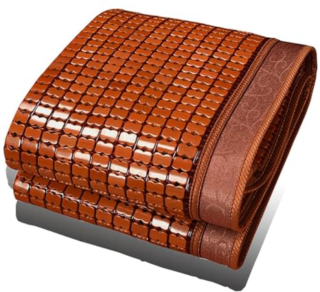 TT-YEC Estera para Dormir De Bambú De Verano (Sin Almohada), Estera De Bambú Plegable, Estera para Dormir Refrescante De Verano, Estera Refrescante Tejida De Bambú Y Ratán,180 * 200cm