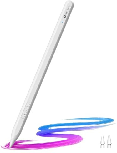HOU Pencil USB-C für Apple, Schnelles Rückgängigmachen & Radiertasten, Versteckter USB-C Ladeanschluss, Stift für iPad 10/9/8/7/6 Generation, iPad Pro 11/12.9/13 M4, iPad Air M2/5/4/3, iPad mini 6/5