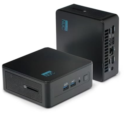 FutureNUC Pro • Mini PC Barebone Intel® Core™ i3 12ᵉ Génération • 6 Cœurs, jusqu'à 4,4 GHz • WiFi 6E, TB 4, BT 5.3 • sans Mémoire, sans Système d'Exploitation • Micro-Ordinateur pour Maison et Bureau