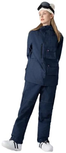 Isolierte Schneekostüme für Damen, Snowboard-Anzüge, Outdoor, Bergsport, Ski-Sets, Jacke, Hose, Alpin-Kleidung, Größe XL, siehe abbildung, 46