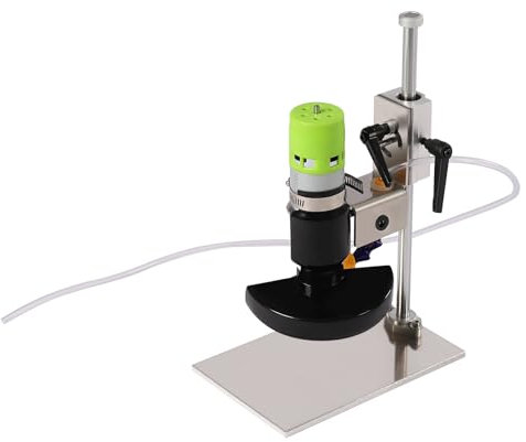 Elektrischer Glasflaschenschneider, 150 W Edelstahl Glasschneider Schneidwerkzeug 6000 r/min Flaschenschneider Glas Handwerk Schneidsatz, für Weinflaschen Seeglas Handwerk DIY Blumentopf 13*20*30cm