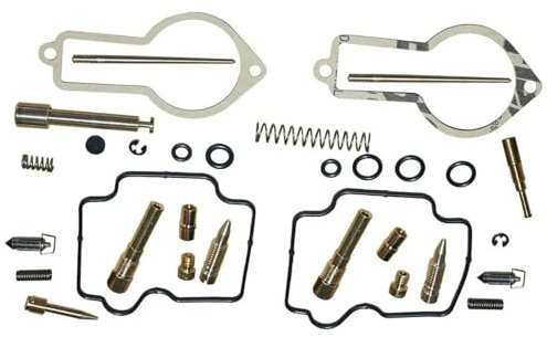HZBHD Kit De Réparation De Carburateur De Moto pour H&Onda XL600R Kit De Pièces De Rechange pour Carburateur, Joint De Pointeau en Caoutchouc Carburateurs Réparation Kit