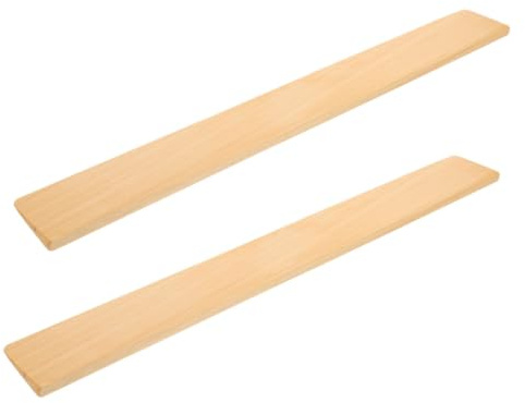 HIAKDOFT 2 Stück Holz Türschwellenrampe 50x5x1cm Tragbare Steigungsrampe Für Rollstühle Und Saugroboter Sanfter Übergang Barrierefreie Mobilitätsrampe Für Innenbereich