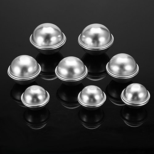 CHICIRIS Badebombenformen aus Aluminiumlegierung, Hygienische Bastelwerkzeuge für Heimwerker, Badebomben für die Küche (Kombination 4)