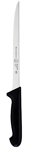 Messermeister Pro Series 8” Flexible Fillet Knife - German X50 Stainless Steel & NSF-Approved PolyFibre Handle - 15-Degree Edge, Rust Resistant & Easy to Maintain - Made in Portugal