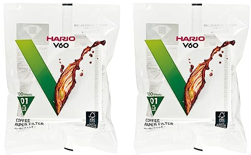 VCF-01-100W 200 St?ck Hario V60 Filterpapier 1-2 Tassen VCF-01-100W (Japan-Import)