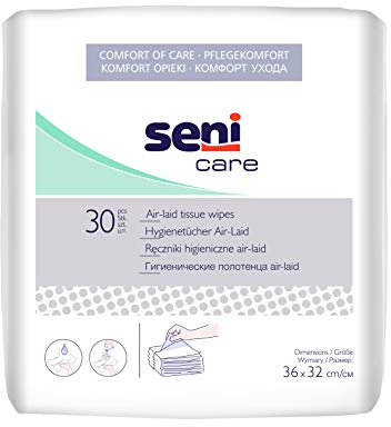 Einweg-Handtücher Seni Care, Hygienetücher Air-Laid (30 Stück)