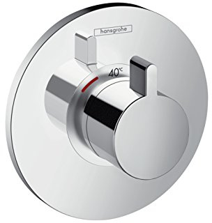 hansgrohe 15756000 Ecostat S Highflow Thermostatic Mixer, Chrome