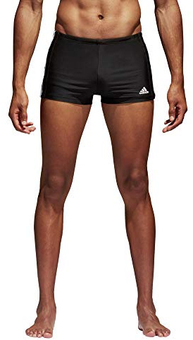 adidas Herren Badeshorts Infinitex 3 Streifen, schwarz/weiß, 6, S22932