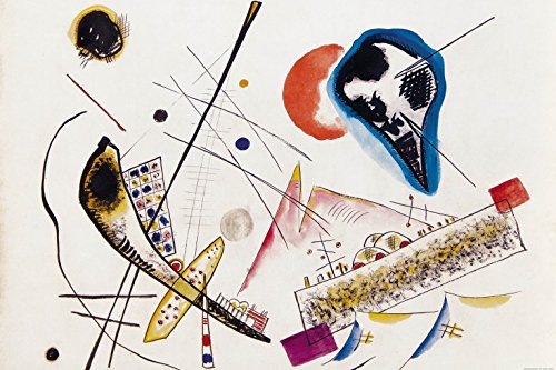 1art1 Wassily Kandinsky Lyrische Komposition, 1922 Selbstklebende Fototapete Poster-Tapete 180x120 cm
