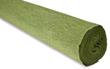 FloristryWarehouse Crepe Paper roll 180g (50 x 250cm) Sage Green (Shade 562)