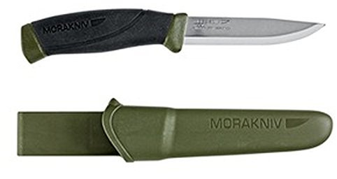 Mora Coltello da caccia Companion MG arancione, verde o nero, coltello da caccia Mora Companion MG verde oliva