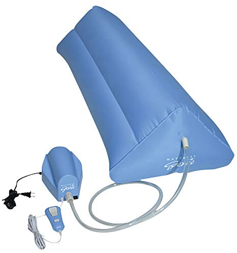 Contour Mattress Genie Aufblasbarer Keil | King Size, tragbar, verwandelt jedes Bett in eine verstellbare Alternative für Krankenhausbetten, perfekt für ältere Menschen, Schnarchen, Reflux, GERD, nach