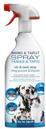 BSI - Spray Puces Et Tiques - pour Traiter Les Paniers Ou Tapis - 800 ML