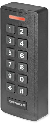 Seco-Larm SK-2612-SPQ Outdoor Stand-Alone/Wiegand Keypad mit Näherungsleser, 1000 Benutzer, Benutzercode-Länge 4 ~ 6 Ziffern, einstellbare Ausgabezeit oder Kippschalter, 2-Türer-Verriegelungsfunktion