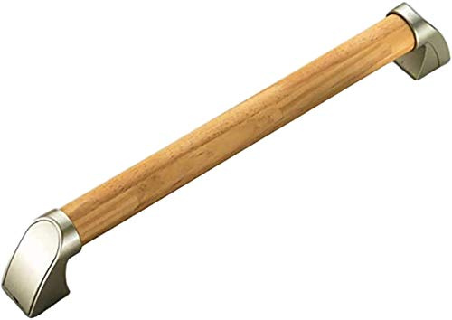 BANGSUN Haltegriff aus Holz für das Badezimmer, das Bad, zum Duschen und für behinderte sowie ältere Menschen, 30 cm, Holzfarbe