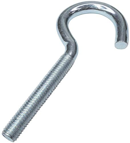 AERZETIX - C47834 - Satz von 10 stück - schraubhaken - hakenschraube - M5x60 - Ø5x60mm - aus verzinktem stahl - heimwerker - montagewerkzeug eisenwaren