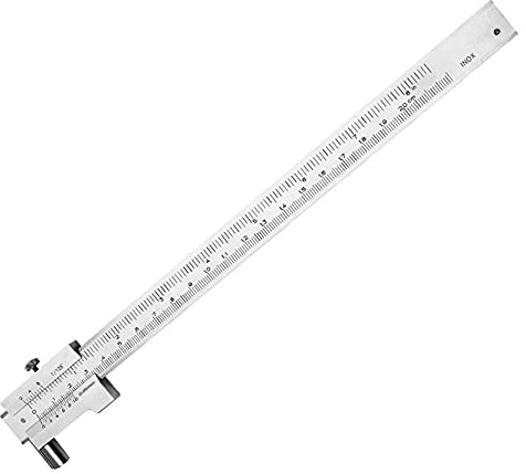 Anawakia Anreiss Messschieber Streichmaß 0-200 mm Edelstahl Taschen Messschieber mit Feststellschraube Parallel Marking Gauge