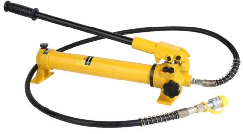 Hydraulikpumpe, CP-700 700Bar Hydraulische Pumpe Handpumpe für 4/10 T Hydraulikzylinder 3/8″ NPT