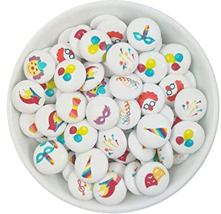 Schokolinsen bedruckt Motiv - Karneval - Vollmilchschokolade (1000)