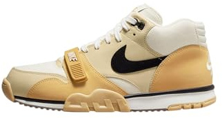 Nike Herren Air Trainer 1 Basketballschuhe, Weiß/Schwarz-Mittelgrau, 41 EU, Weiß, Schwarz, Mittelgrau, 43 EU