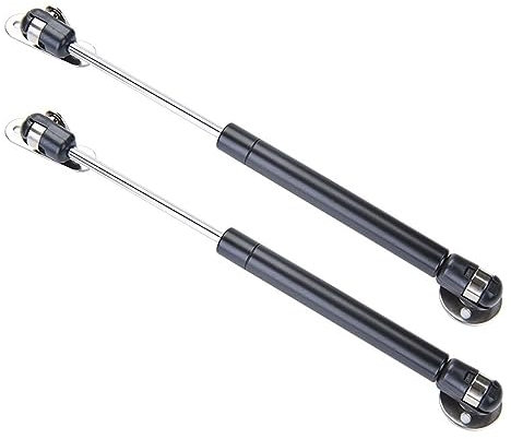 langsam verstreben 2 stücke 1,5*27 cm Küchenschrank Hydraulische Scharnierstrebe Deckel Unterstützung 6-15 KG Schranktür Gasfeder Scharniere Bettkasten Hardware Scharniere schließen ( Color : 2PCS Bla