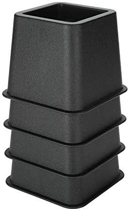 Bett 5 Elefantenfüße, 23 × 12 × 10, 4-teiliges Set, 3 Möbelerhöhungen, verstellbare Bettstuhlerhöhung, breite Füße, Hebeständer