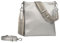 Gabor bags Silena Damen Umhängetasche Crossbody Bag Klein Silber