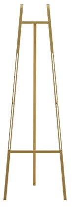 Cavalletto artistico portatile ad altezza regolabile per esposizione Cavalletto leggero treppiede per dipingere feste di nozze e banchetti cavalletto pieghevole (dimensioni: 47 x 141 cm Colore: