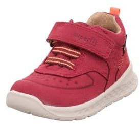 Superfit Mädchen und Jungen Ankle Boots Breeze, Kinder Stiefeletten, Weite: M IV, uebergangsschuhe, uebergangsstiefel, flach, ROT/ORANGE (030), 23 EU