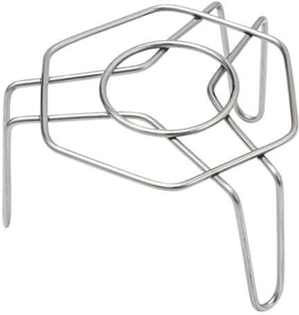 predolo Steamer Rack Mini Hexagonal Dampfgestell Edelstahl U-fuß Quail Eier Halterung Rostfrei für Küche Kochen Elektrokocher Kleine Töpfe 7.3cm